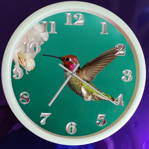 Hummingbird clock - Picture 2 of 3